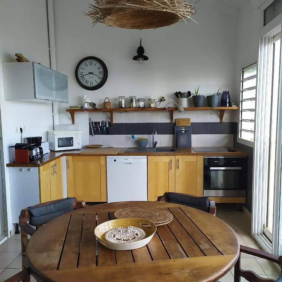 Appartement Sur La Plage, Avec Vue Panoramique Sur Le Lagon - Yacayou Сен-Франсуа Апартаменты