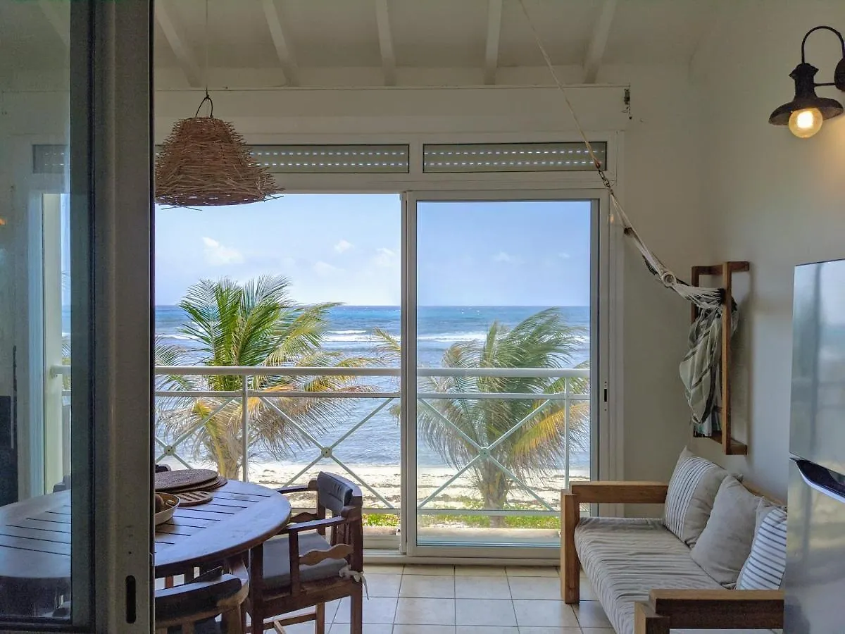Appartement Sur La Plage, Avec Vue Panoramique Sur Le Lagon - Yacayou Сен-Франсуа Апартаменты